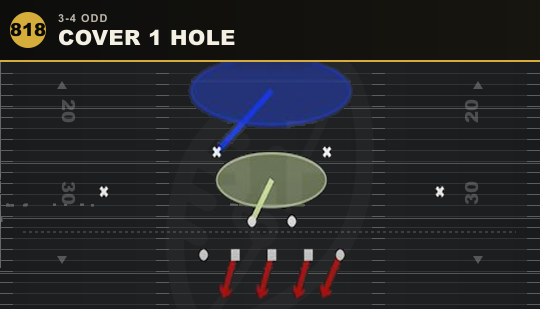 COVER 1 HOLE from 3-4 Odd