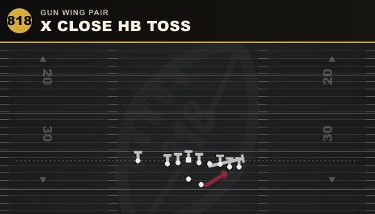 X CLOSE HB TOSS from Gun Wing Pair