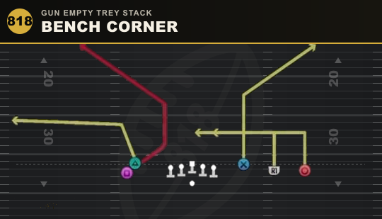 BENCH CORNER from Gun Empty Trey Stack