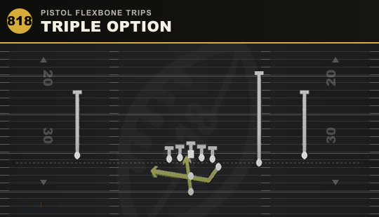 TRIPLE OPTION from Pistol Flexbone Trips