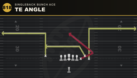TE ANGLE from Singleback Bunch Ace