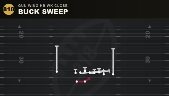 BUCK SWEEP from Gun Wing HB Wk Close