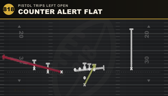 COUNTER ALERT FLAT from Pistol Trips Left Open