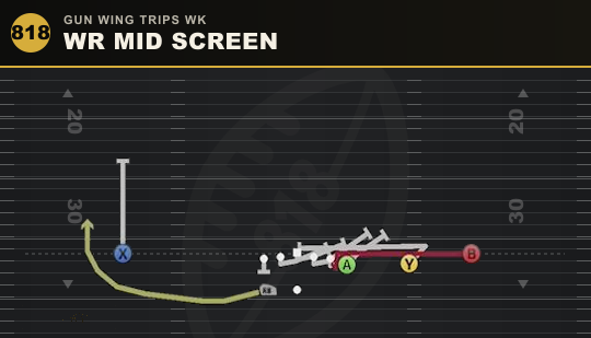 WR MID SCREEN from Gun Wing Trips Wk