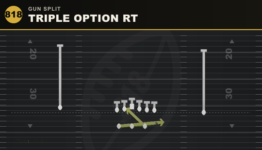 TRIPLE OPTION RT from Gun Split