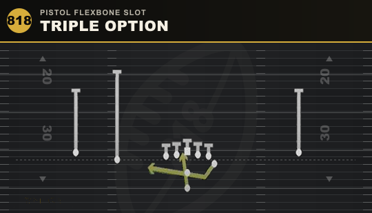 TRIPLE OPTION from Pistol Flexbone Slot