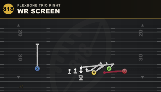 WR SCREEN from Flexbone Trio Right