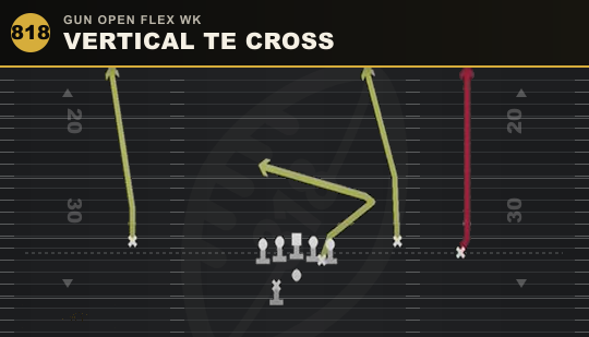 VERTICAL TE CROSS from Gun Open Flex Wk