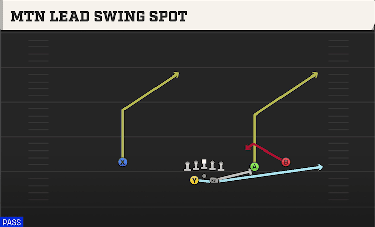 MTN LEAD SWING SPOT from SPLIT SLOT OFFSET