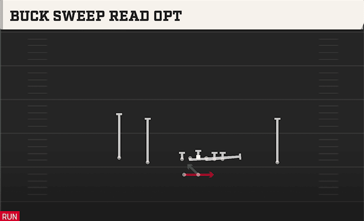 BUCK SWEEP READ OPT from DOUBLES HB WK