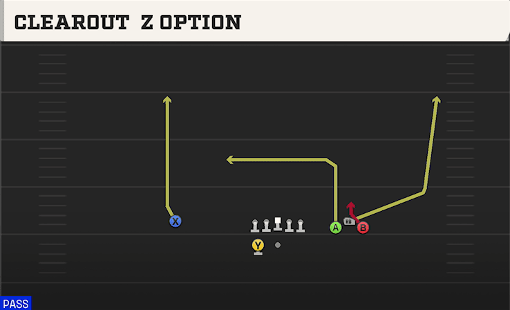 CLEAROUT Z OPTION from BUNCH WIDE