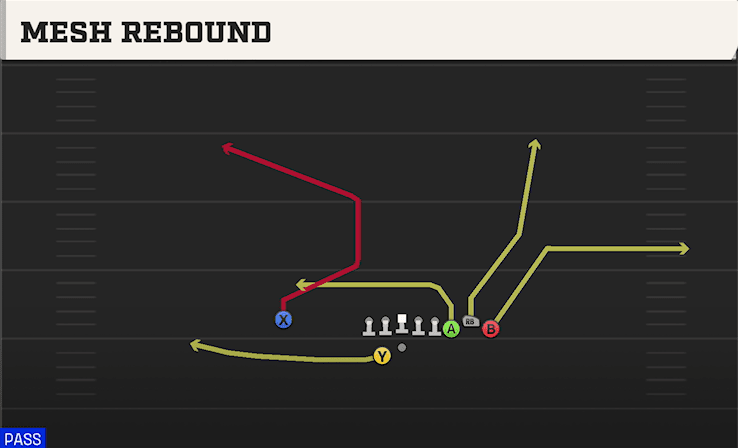 MESH REBOUND from BUNCH OFFSET CLOSE
