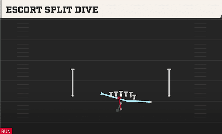 ESCORT SPLIT DIVE from Y OFF TRIPS HEAVY