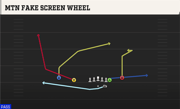 MTN FAKE SCREEN WHEEL from NORMAL Y OFF CLOSE