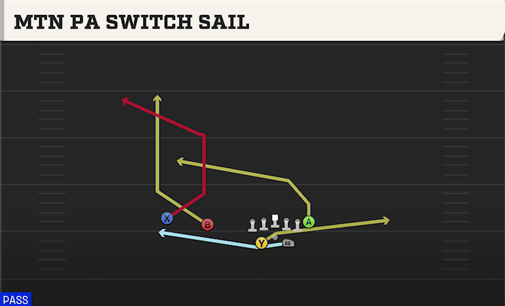 MTN PA SWITCH SAIL from SPLIT TWINS OFFSET