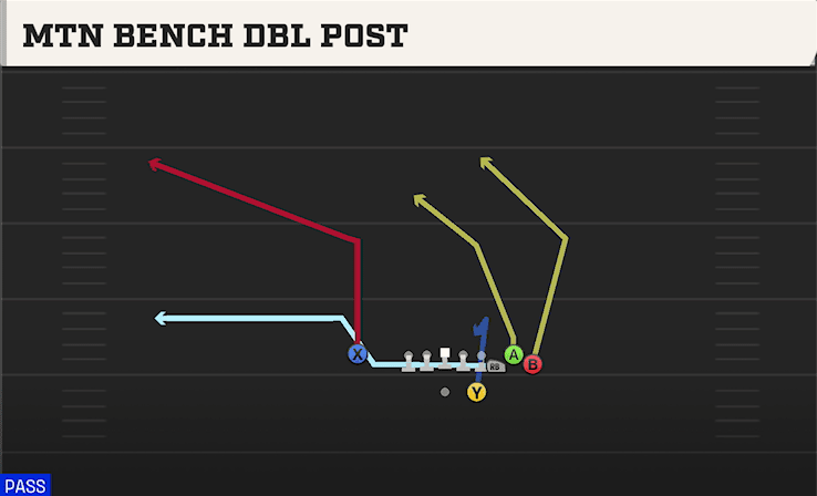 MTN BENCH DBL POST from BUNCH STR NASTY