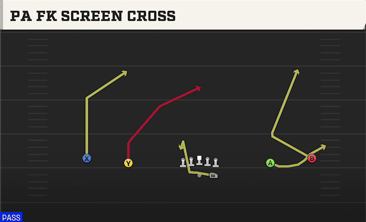 PA FK SCREEN CROSS from WIDE