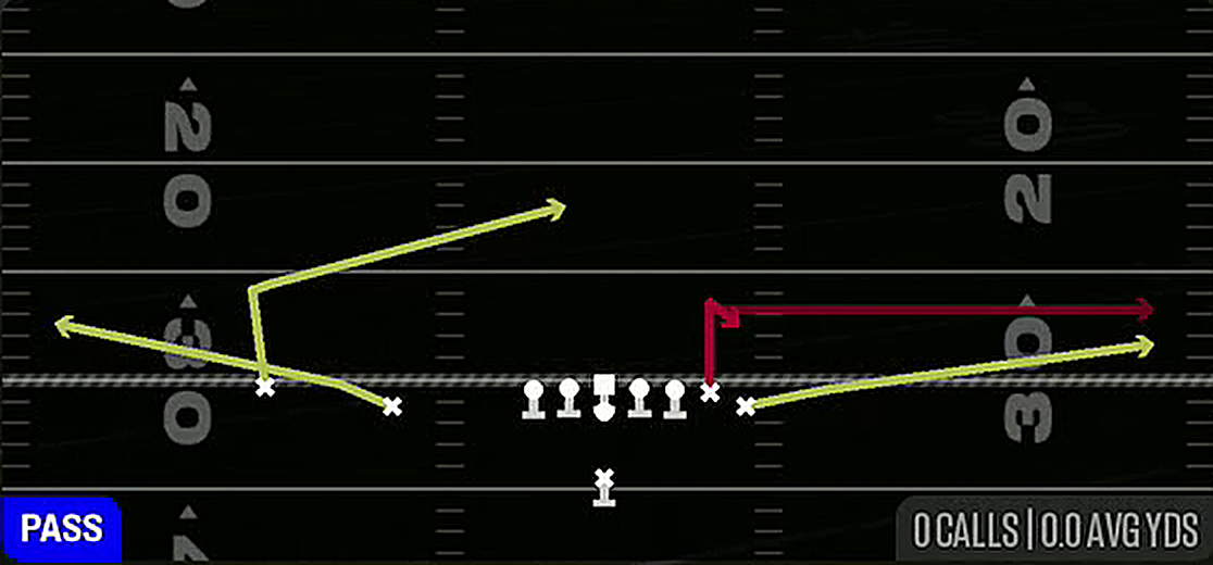 Y Stick from Singleback Wing Slot