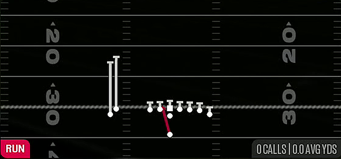 HB Zone Wk from Singleback Wing Stack