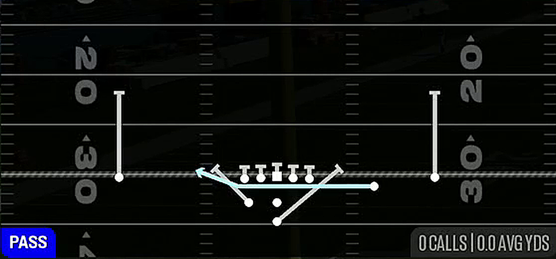 Jet Touch Pass from Pistol Weak Slot Open