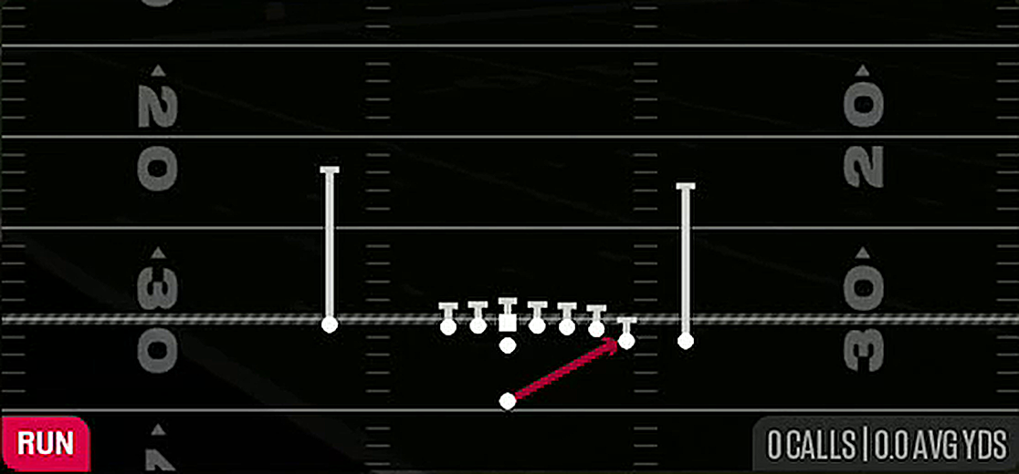 Wide Zone from Singleback Wing Close