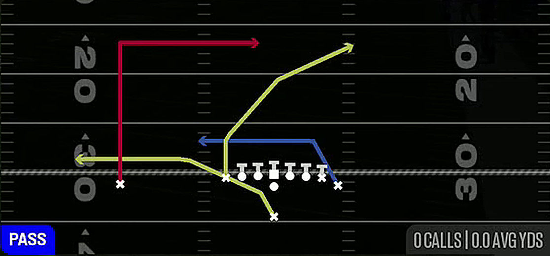 PA Dig Cross from Singleback Wing Tight