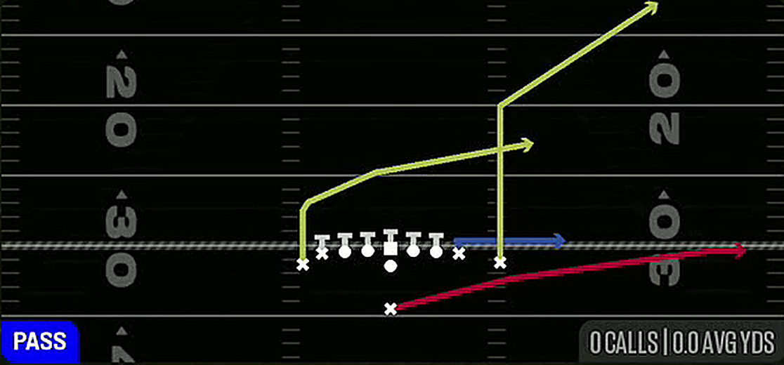 PA Sprint HB Flat from Singleback Wing Tight Left