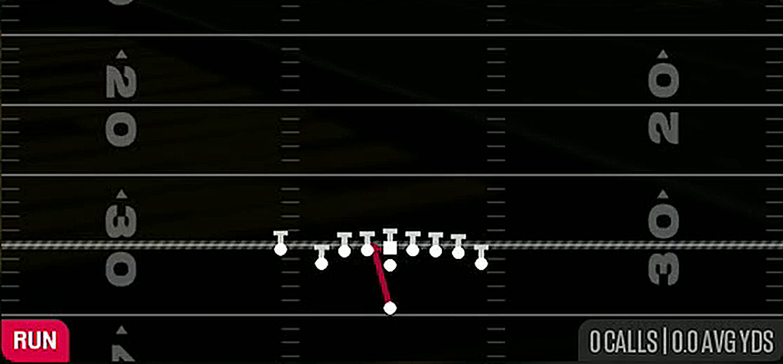 HB Inside Zone from Singleback Wing Tight Nasty