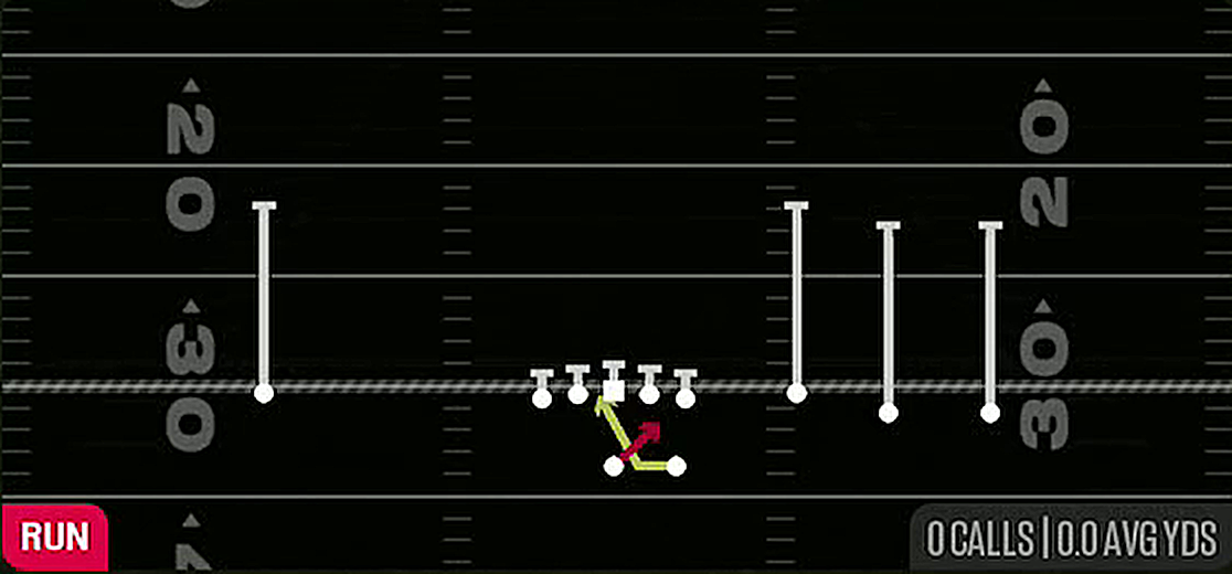 Read Option from Gun Trey Open Str