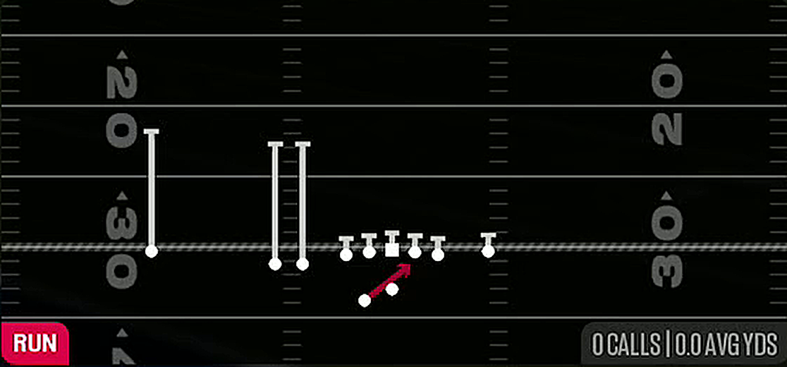 Mid Zone from Gun Trips TE Flex Close Wk