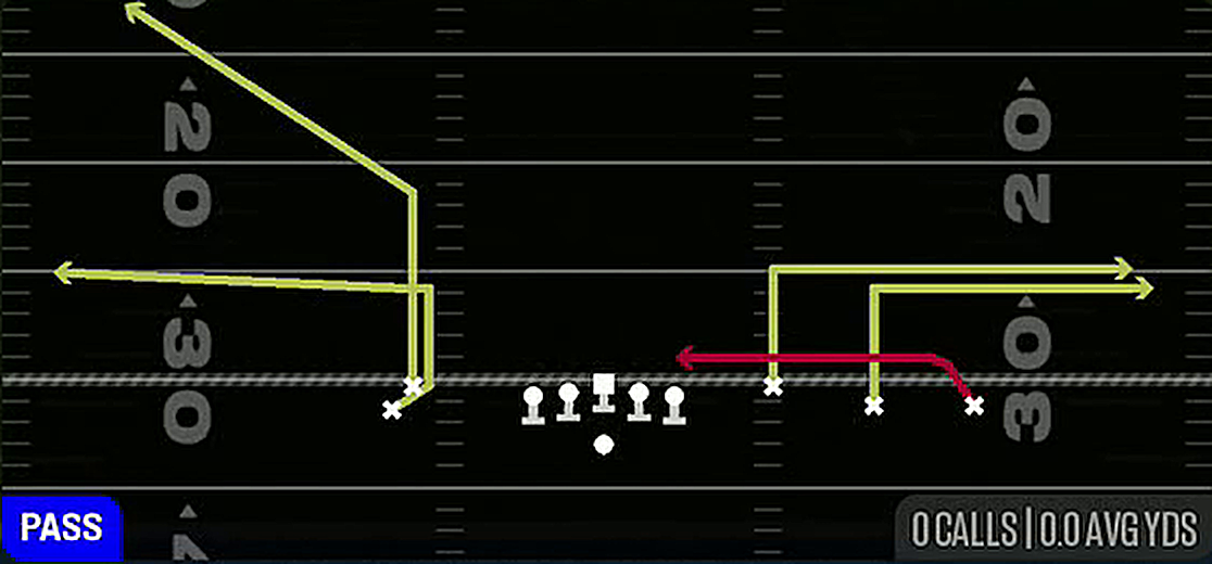 Z Under from Gun Empty Trey Stack