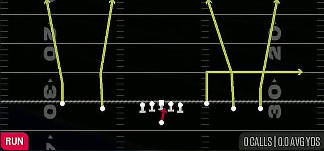 QB Draw from Gun Empty Base