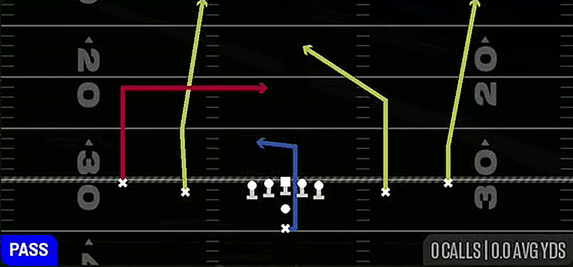 PA Deep In from Pistol Spread