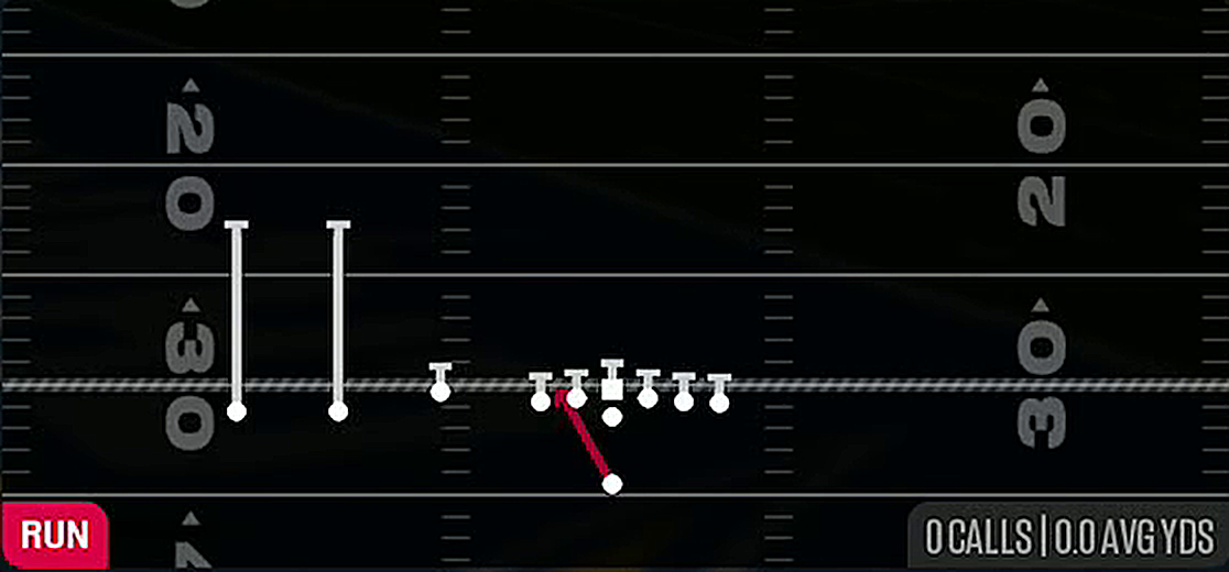 HB Zone Wk from Singleback Trey