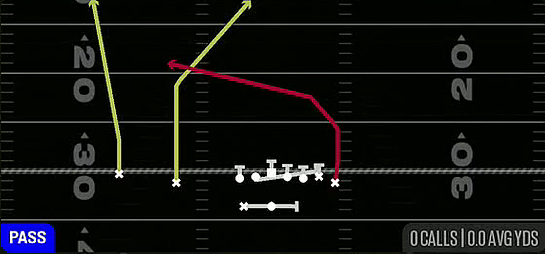 PA Inverted Veer from Gun Wing Slot Wk