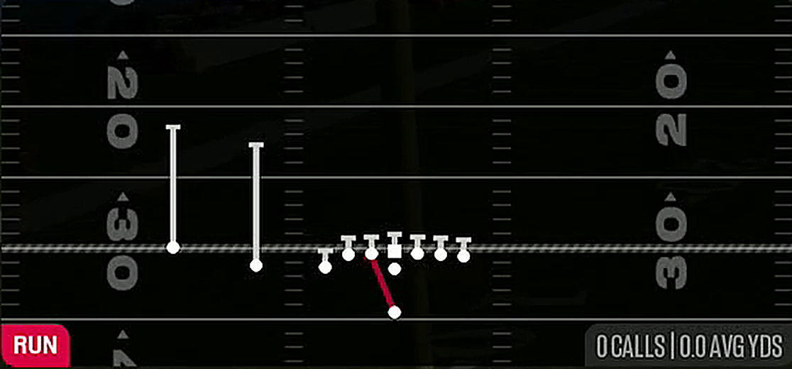 HB Slam from Singleback U Off Trips