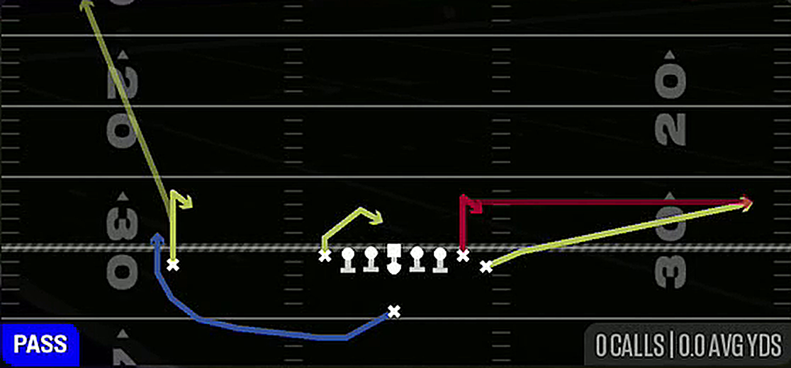 Stick Spacing from Singleback Wing Tight