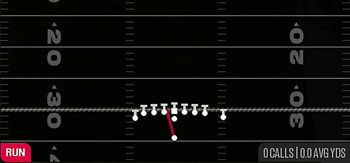 Inside Zone from Singleback Wing Tight Left