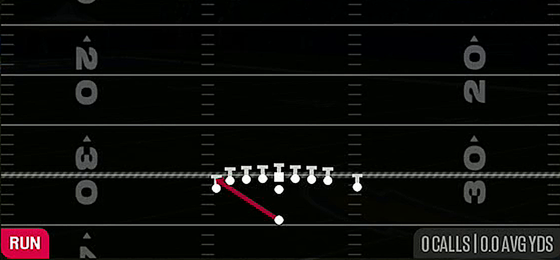 Wide Zone from Singleback Wing Tight Left
