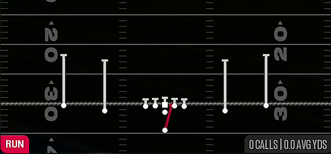 HB Dive from Singleback Spread