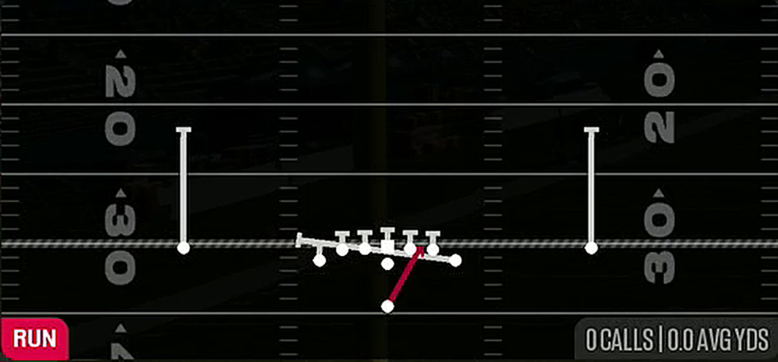 Inside Zone Split from Singleback Deuce