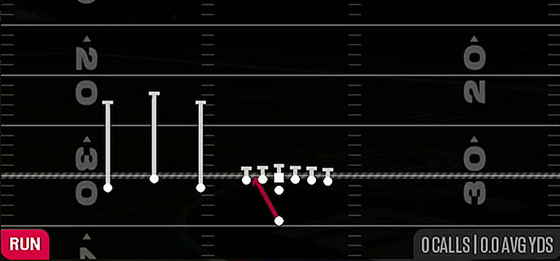 Zone Weak from Singleback Trio