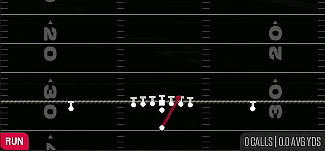 HB Off Tackle from Singleback Ace