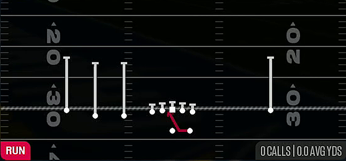 Inside Zone from Gun Ace Flip