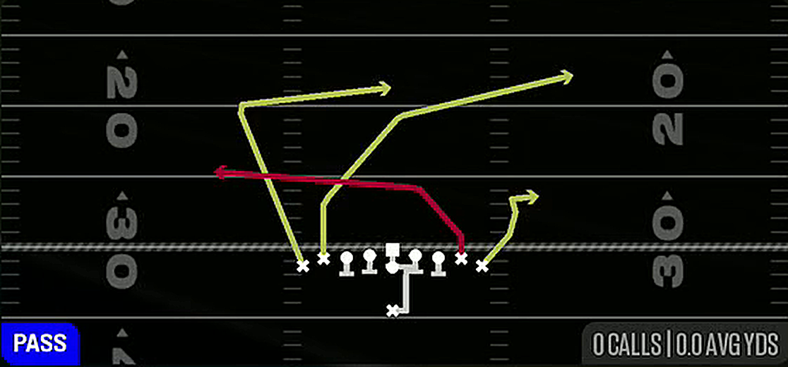 PA TE Cross from Singleback Ace Dbl Wing
