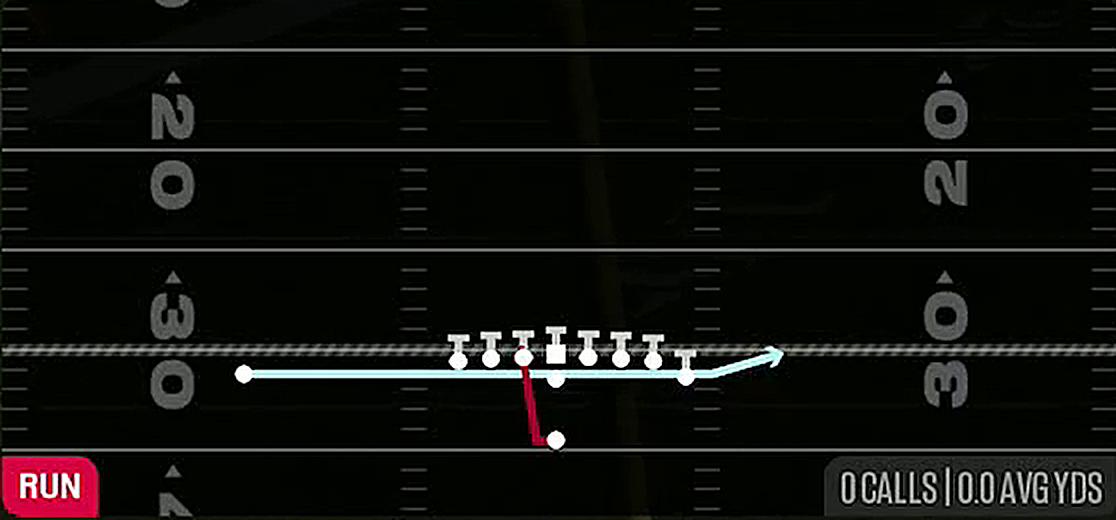 Zone Fake Jet from Singleback Wing Tight