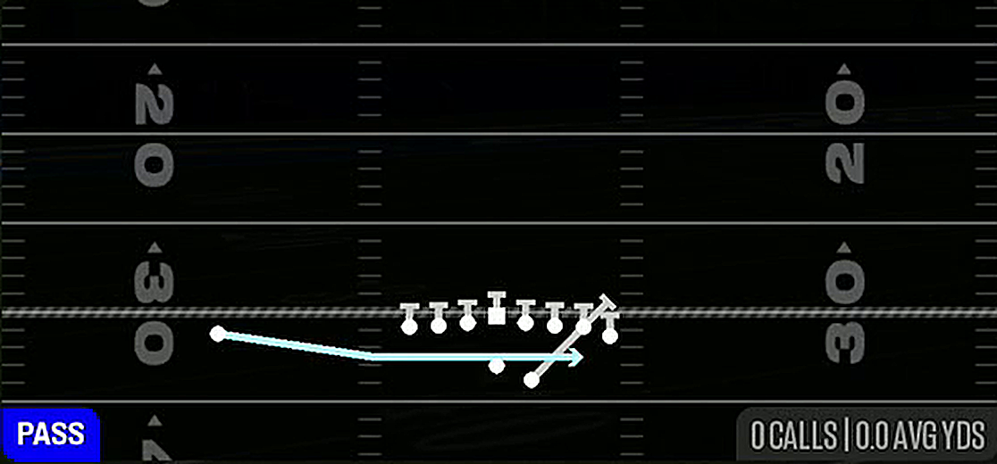 Jet Touch Pass from Gun Wing Tight