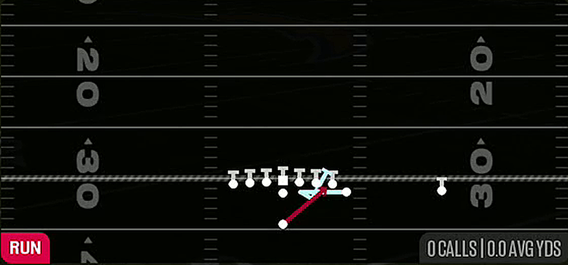 H Zone Str from Singleback Wing Tight Z