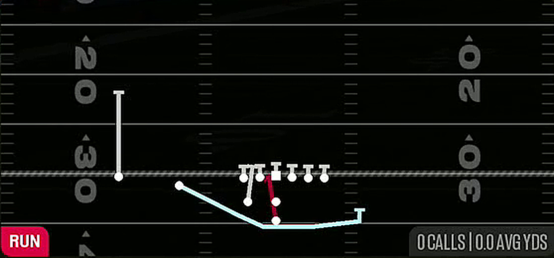 Mtn HB Zone Wk from Pistol Weak Slot