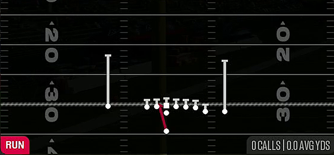 HB Zone Wk from Singleback Wing Close